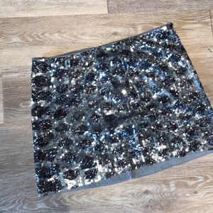 Express Sequin Mini Skirt